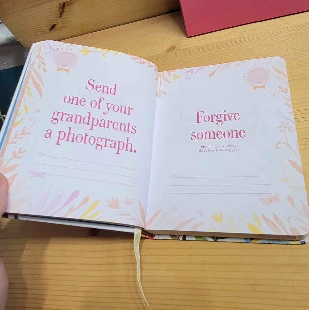 Plan pause reflect daily affirmation journal, fitness and one good deed …